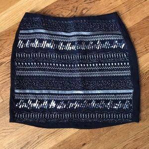 H&M sequined mini skirt. Sz 6.